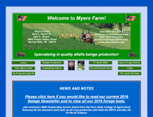 Tablet Screenshot of myersfarm.com